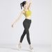 Peach High Waist One-Piece No Embarrassing Line Sports Running Nine-Point Anti-Rolling Edge Fitness Training Yoga Pants_mkmklike.com