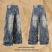 TKPA America Style Desig, Pleated Hagig Jeas, High Street Tredy Brad, Washed Wor Wide Leg Pats For Me Ad_mkmklike.com
