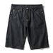 Men's Clothing Summer New Denim Shorts Men's Fashion Brand Version Of Big White Cherry Blossom Big M Print Straight Shorts Thin_mkmklike.com