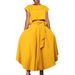 Women's Clothing plus size women's clothing 2023 new fashion temperament casual tops big swing skirt suit_mkmklike.com