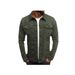 Men's Slim Fit Denim Jacket - Cotton Workwear Shirt Coat With Multiple Pockets, Breathable & Windproof, Casual Spring Autumn Outerwear For Men_mkmklike.com