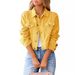 Short Denim Coat Women Single Breasted Spliced Long Sleeve Pockets Casual Jacket Outwear Jeans Vintage Jackets Autumn_mkmklike.com