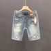 Japanese Streetwear Distressed Denim Shorts – Vintage Washed & Oversized Fit (Light Blue, Sizes 28-36)_mkmklike.com