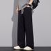 2025 New Denim Straight Wide-leg Pants Men's Street Youth Trousers_mkmklike.com