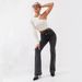 Women's Flared Jeans – Stretch Denim, Mid-Rise, Classic Bootcut (Sizes 25-32, Washed Black, Comfort Fit, Office & Casual Wear)_mkmklike.com