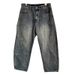 Men's Clothing Jeans For Men High Street Fashion Brand Washed Distressed Scimitar Pants Versatile Loose Straight Casual Trousers For Men_mkmklike.com