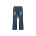 Men's Clothing Men's | American Retro Light Blue Washed Distressed Style Slightly Flared Cleanfit Jeans_mkmklike.com