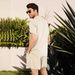 Men's Clothing Linen Short Sleeve Shirt Set Linen Summer Loose Casual Cotton Linen Cardigan Shirt Shorts_mkmklike.com