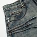 Heavy-duty Washed Denim Straight-leg Men's Punk Street Fashion Design Distressed Wide-leg Loose Pants_mkmklike.com