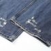 Washed Vintage Dirty Jeans Men's Long Street Style Punk Tie-Dye Gradient Frayed Loose Casual Straight Pants_mkmklike.com