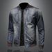 High-End Retro Stand Collar Trendy Brand Spring Autumn New European And American Motorcycle Jacket Men's Stylish Denim_mkmklike.com