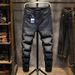 Autumn And Winter New Loose Elastic Retro Jeans Men's Versatile Straight Jeans Men's American Plus Size Jeans_mkmklike.com