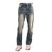 Vintage Washed Men's Jeans - Relaxed Straight Fit Retro Denim Pants For Casual & Street Style_mkmklike.com