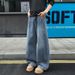 Vintage Jeans For Men, Autumn And Winter American Style Straight Loose Pants, Cool Trendy Brand Scimitar Wide-Leg Casual_mkmklike.com