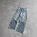 European And American Cross-border Casual Trousers With Plum Blossom Embroidery, Street-style Loose Jeans_mkmklike.com