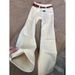 Women's High-Waisted Straight Leg Jeans – Spring White Denim Pants, Relaxed Fit & Flowy Wide-Leg Style For Effortless Chic_mkmklike.com