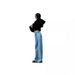 Women's Clothing Retro Street Striped Jeans Casual Wide Leg Pants Gothic Straight Leg Mopping Pants_mkmklike.com