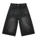 Retro Loose Wide Leg Straight Cropped Jeans Men's Design Hot Selling Denim Pants_mkmklike.com
