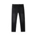 Men's Slim Fit Stretch Jeans – Classic Black Skinny Denim Pants For Everyday Wear Versatile Black Wash_mkmklike.com