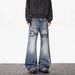 Unisex Vintage Flare Jeans With Graphic Print – 90s Retro Streetwear Denim Pants (S-3XL)_mkmklike.com