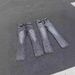 Distressed Marble Wash Cleanfit Flared Jeans For Men & Women – Versatile Staple Denim With Vintage Appeal_mkmklike.com