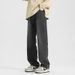 Retro Washed Jeans Boys Spring And Autumn Tide Brand Loose Straight Pants_mkmklike.com