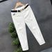 Men's Slim Fit Ripped Jeans Stretch Retro Style Cropped Length Korean Casual Skinny Jeans For Spring And Summer_mkmklike.com