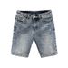Men's Slim-Fit Stretch Denim Shorts – Korean Street Style 5-Inch Inseam Summer Shorts With Tapered Leg (28-36) – Lightweight & Breathable_mkmklike.com