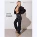 Women's Clothing Women's High Waist Wide Leg Jeans - Soft Stretch Denim Pants With Comfortable Fit For Casual & Office Wear (Gray)_mkmklike.com