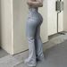 European And American Cross-border Women's Jeans Street Style High-waisted Elastic Denim Trousers Flared Denim Trousers_mkmklike.com