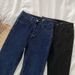 "High-Waisted Slim Flare Jeans – Stretchy Horseshoe Bootcut, Elegant & Slimming For Women"_mkmklike.com