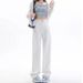 2025 Summer Trend Light Color Straight Jeans For Women Loose Fit Tall Extended Wide Leg Floor-Length Pants_mkmklike.com