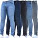 Men's Clothing Popular Men's Tight Fitting Popular Solid Color Denim Pencil Pants 1083_mkmklike.com