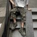 Men's Clothing Retro Destroyed Washed Pocket Workwear Camouflage Cropped Pants Men And Women Trendy Loose Casual Straight Shorts_mkmklike.com