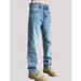 Men's Clothing Men's Slim Straight Leg Jeans European Style Minimalist Retro Washed Casual Trousers For Formal & Casual_mkmklike.com