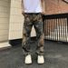 American Trendy Brand Branch Camouflage Retro Tooling Casual Pants Men's Spring And Autumn Ruffian Handsome Versatile High Street Loose Wide-leg Pants_mkmklike.com