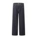 American High Street Original Color Denim Straight Long Men's Cleanfit Trendy Loose Basic Versatile Casual Pants_mkmklike.com