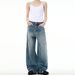 Men's Clothing Vintage American Style High Street Loose Fit Straight Leg Jeans - Long Casual Denim Pants With Mid Waist & Slight Stretch_mkmklike.com