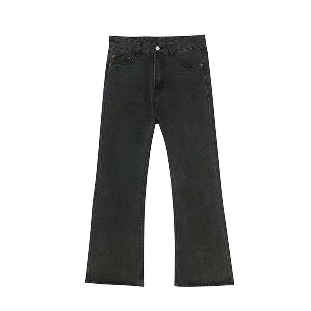 EF JEANS | 2023 New Product, Straight Versatile Solid Color Jeans, The Same For Men And Women, Non-elastic And Slightly Pulled Gray_mkmklike.com