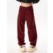 Men's & Women's High Street Jacquard Print Loose Fit Straight Leg Washed Denim Jeans - Black, Retro Blue, Coral Pink & More_mkmklike.com