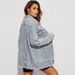 K Women's Fashion Denim Long Sleeved Tattered Tassel Cardigan Jacket_mkmklike.com