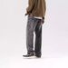 Vintage Washed Gray Denim Jeans For Men - Classic Straight Leg With Distressed Details (Sizes 28-40, American Retro Style)_mkmklike.com