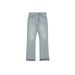 RDT Men's Retro Cement Gray Trousers Cleanfit Jeans American Smoky Gray Tassel 507_mkmklike.com