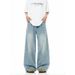 Vintage Washed Light Blue Denim Jeans – Relaxed Straight-Leg High Street Pants For Men (S-XXXL, Distressed Finish, Unisex Streetwear Staple)_mkmklike.com