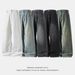 Men's American Retro Oversized Jeans High Street Style Washed Distressed Straight Leg Loose Fitting Long Pants For Autumn_mkmklike.com
