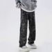 Camouflage Pants Men's Spring American Retro Loose Straight Wide-leg Pants Versatile Vibe High Street Trendy Jeans_mkmklike.com