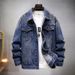 Men's Clothing New Men's Jackets Spring And Autumn Trendy Retro Versatile European And American Simple Fit Denim Jackets For Men_mkmklike.com