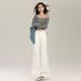 Wholesale And Dropshipping: Women's Versatile Bell-bottom Jeans, Floor-length, Fleece-lined, Regular American Style,_mkmklike.com