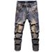 Pulse Foreign Trade Hip-Hop Pants Retro Multi-Pocket Baggy Cargo Skateboard Jeans For Men, European And American Style_mkmklike.com
