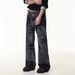 Vintage-Inspired Patchwork Jeans – Distressed Wash With Contrast Stitching (Men’s, Flared Hem, Lightweight Cotton, Non-Stretch)_mkmklike.com